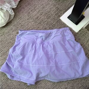 Lululemon Purple Pace Rival Skirt